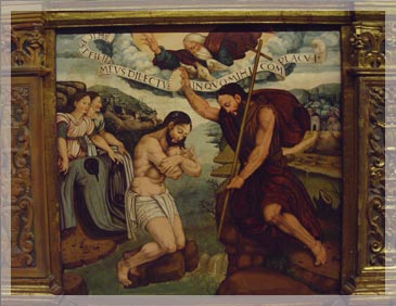 Detalle "Bautizo de Cristo" (1564-1566)